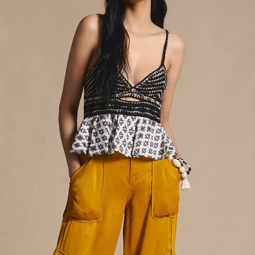 By Anthropologie Freida Layered Sweater Tank